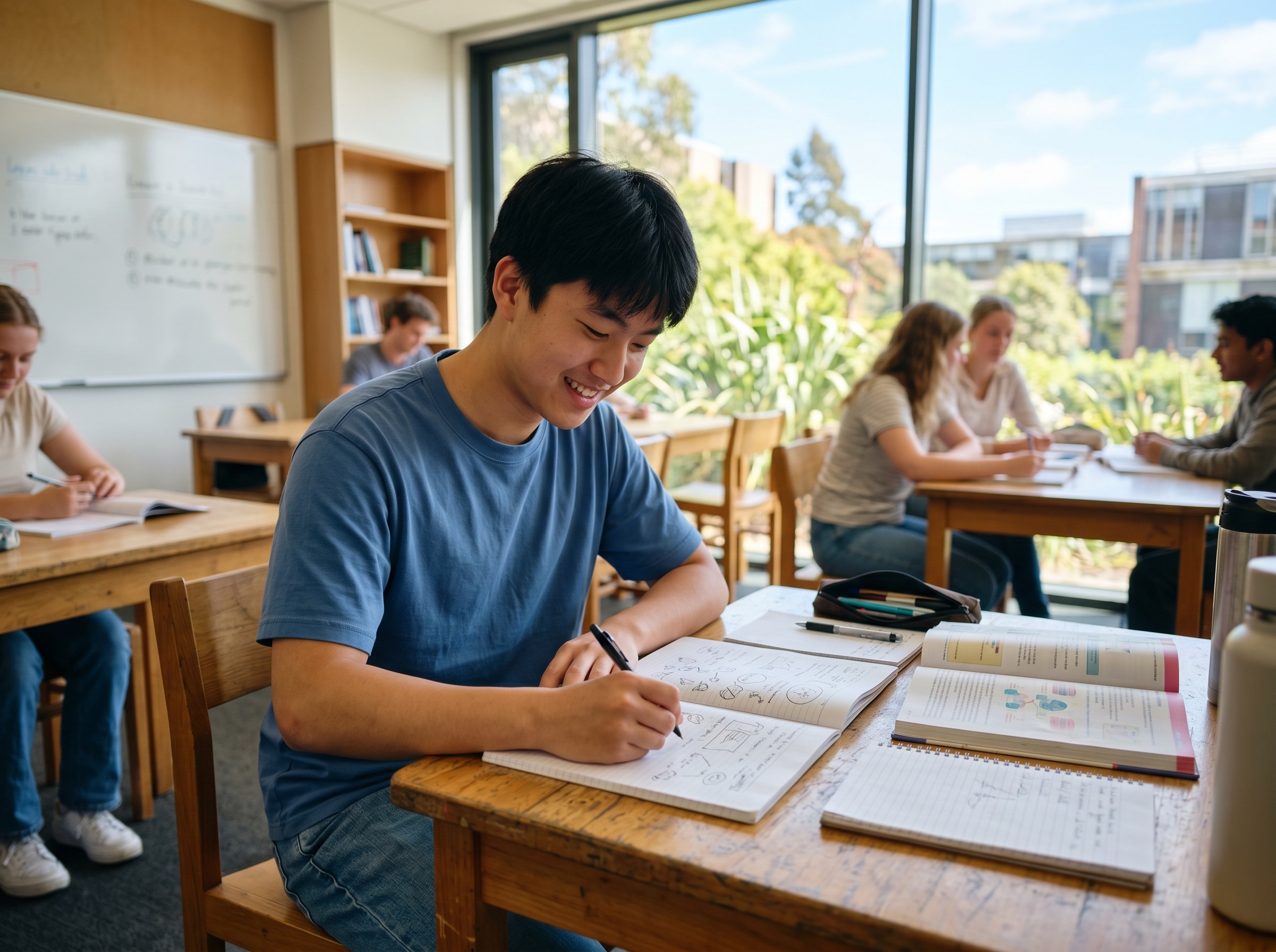 A male student for un alumno