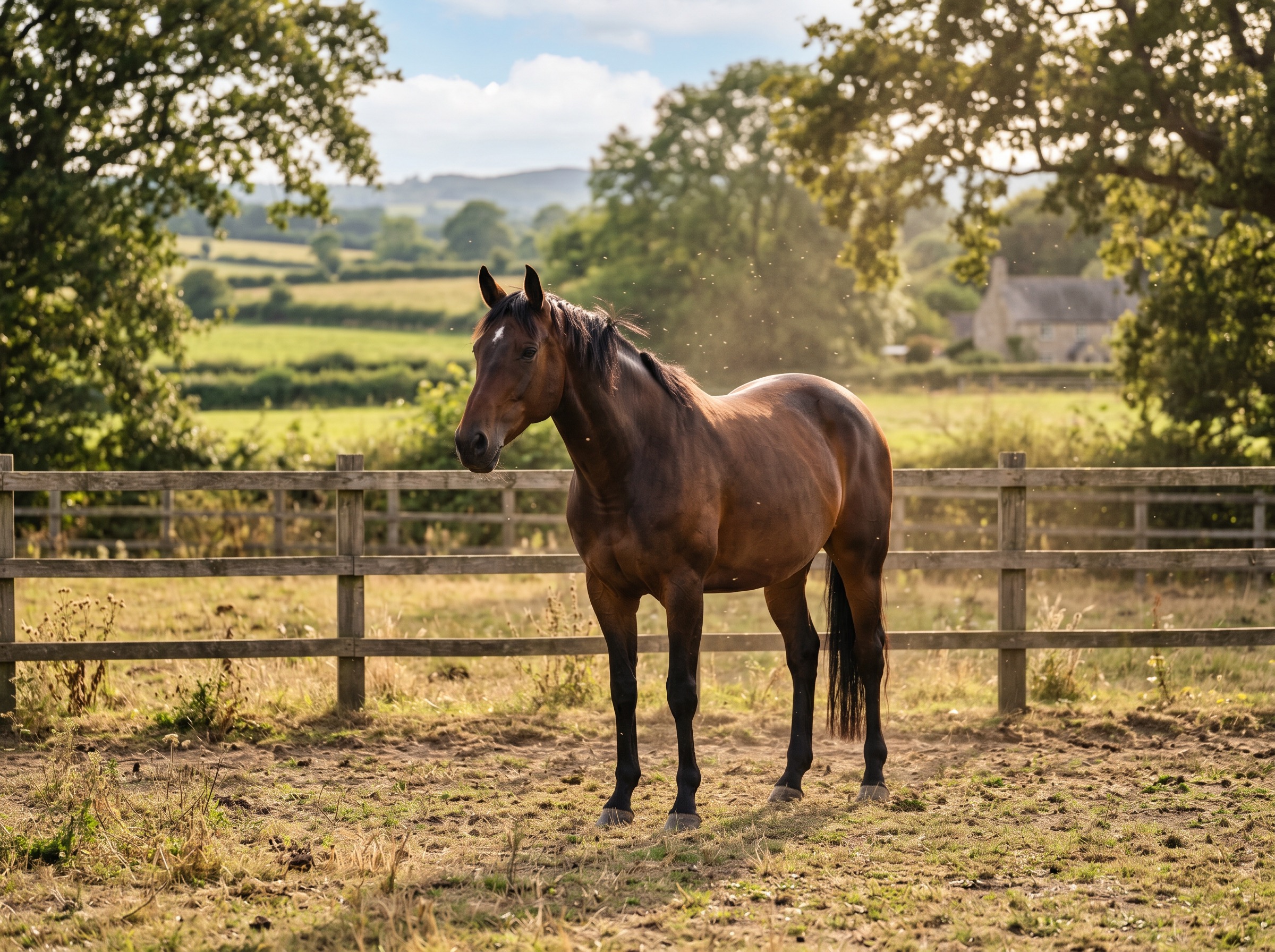 A horse for un caballo